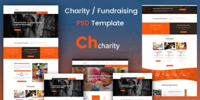 Chcharity - Charity/Fundraising PSD Template by template_mr
