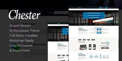 Chester Multi-Purpose And Software Drupal 7 Theme by Johnthemes