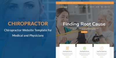 Chiro - Chiropractor and Rehabilitation HTML Template by webfulcreations