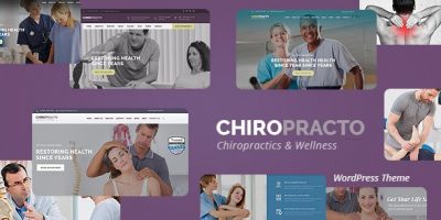 Chiropracto - Physical Therapy WordPress Theme by DesignArc