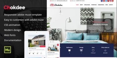 Chokdee - Responsive Real Estate Muse Template by MaximusTheme