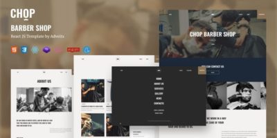 Chop - Barber Shop React JS Template by adveits