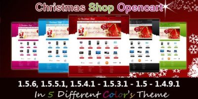 Christmas Shop Opencart Template by sainath