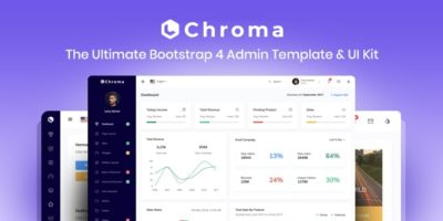 Chroma Bootstrap 4 Admin Template by bootstrapdashHQ