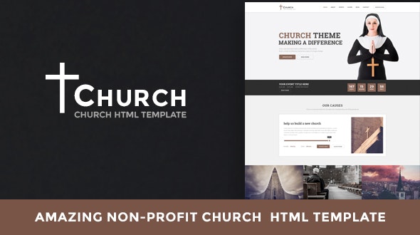 Church - Nonprofit HTML Template by designinvento