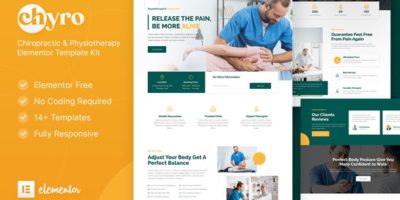 Chyro – Chiropractic & Physiotherapy Elementor Template Kit by jegtheme