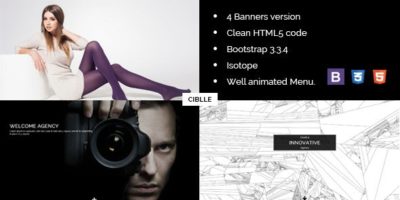 Cibelli Responsive HTML Landing Page Template by Themographics