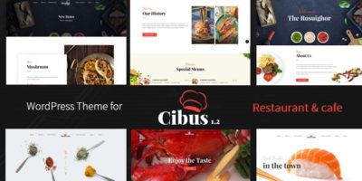 Cibus - Restaurant & Cafe WordPress Theme by ThemeBucket