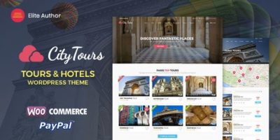 CityTours - Hotel & Tour Booking WordPress Theme by C-Themes