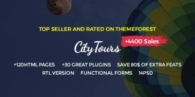 CityTours - Travel and Hotels Site Template by Ansonika