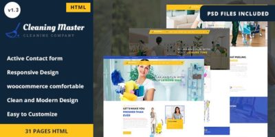 Clening Master - Cleaning Company HTML5 Template by cmshaper