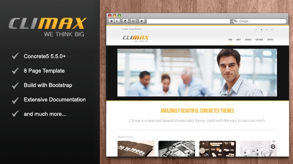 Climax - Responsive Concrete5 Theme by curtisaallen