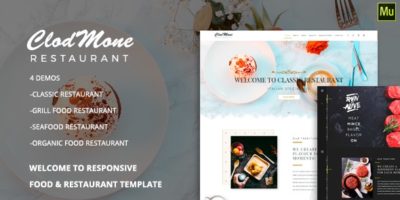 ClodMone - Restaurant & Food Template by BSVIT