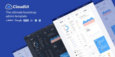 CloudUI Bootstrap 4 Admin Template by bootstrapdashHQ