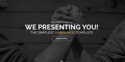 Clue - Responsive Unbounce Landing Page Template by Muse-Master