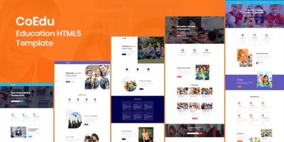 CoEdu - 5 types of Education HTML5 Template (Online class and course included) by coUI
