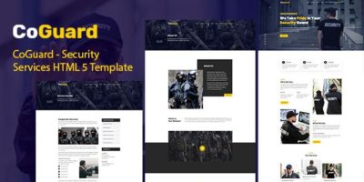 CoGuard - Security Services HTML 5 Template by coUI