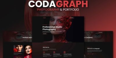 Codagraph - Photography & Portfolio Elementor Template Kit by Rometheme
