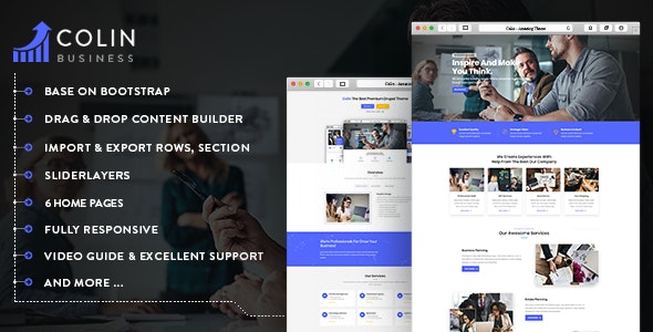Colin - Responsive Multipurpose Business Drupal 9 Theme by gavias