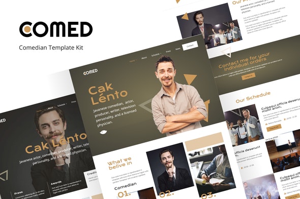 Comed - Comedian elementor Template Kit by rudhisasmito