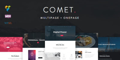 Comet - Creative Multi-Purpose WordPress Theme by ThemePitch