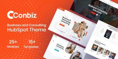 Conbiz - Consulting Business & Agency HubSpot Theme by designTone