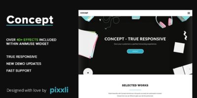 Concept - Multipurpose Template  by pixxli