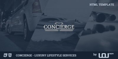 Concierge - Luxury Lifestyle Services HTML by DirectoryThemes
