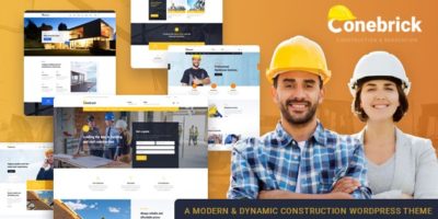 Conebrick - Building Construction Factory WordPress Theme by ThemeMove