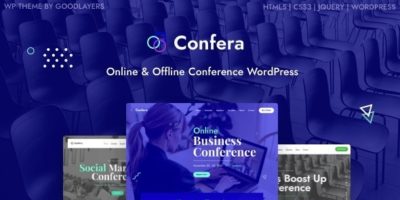 Confera - Conference & Event by GoodLayers