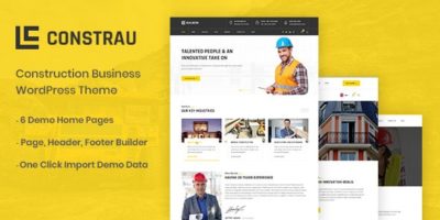 Constrau - Construction Business WordPress Theme by ovatheme