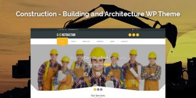 Construction - Building and Architecture WordPress Theme by PremiumLayers