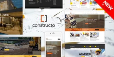 Constructo - Construction WordPress Theme by Anps