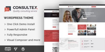 Consultex – Business Consulting WordPress by ThemeChampion