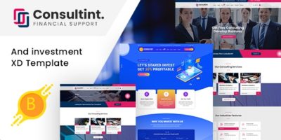 Consultint - Business & Investment Multipurpose XD Template by s7template