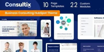 Consultix - Business Consulting HubSpot Theme by radiantthemes