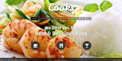 Cooks - Restaurant WordPress Theme by kayapati