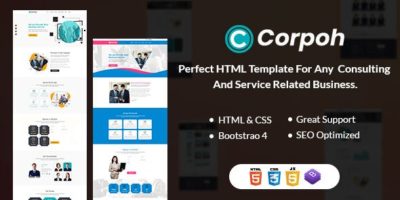 Corpoh - The Multi-Purpose HTML5 Template by weblizar