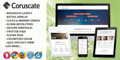 Coruscate - Multi-Purpose Responsive HTML Template by JOGJAfile