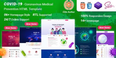 Covid-19 -Corona virus Medical Prevention Template by codexcoder