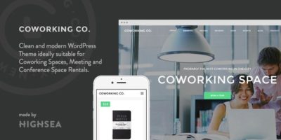 Coworking Co. - Creative Space WordPress Theme by HighSea