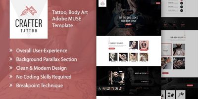 Crafter Tattoo – Body Art Muse Template by goaldesigns