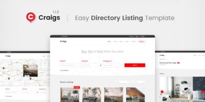 Craigs - Directory Listing Template by ThemeStarz