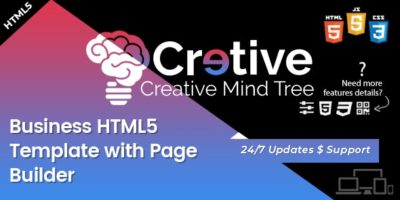 Creative Mind Tree - HTML5 Agency Template by wordpressshowcase