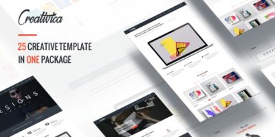 Creativica - Multiple Creative HTML5 Template by 99webpage