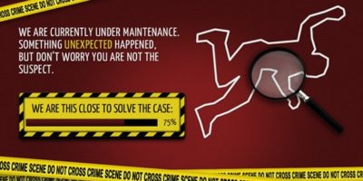 Crime Scene - Coming Soon Template by adraft