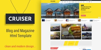 Cruiser - Blog and Magazine HTML Template by themesground