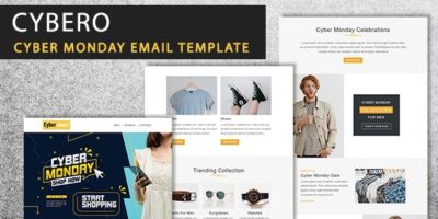 Cybero - Cyber Monday Email Newsletter Template by fourdinos