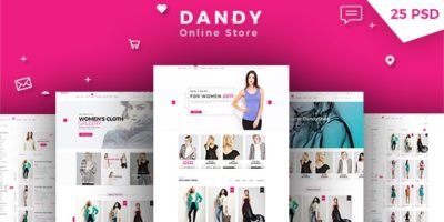 DANDY - Multi-Purpose eCommerce PSD Template by DuezaThemes