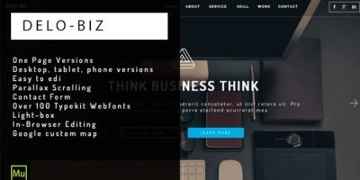 DELO - Muse Business Template by BSVIT